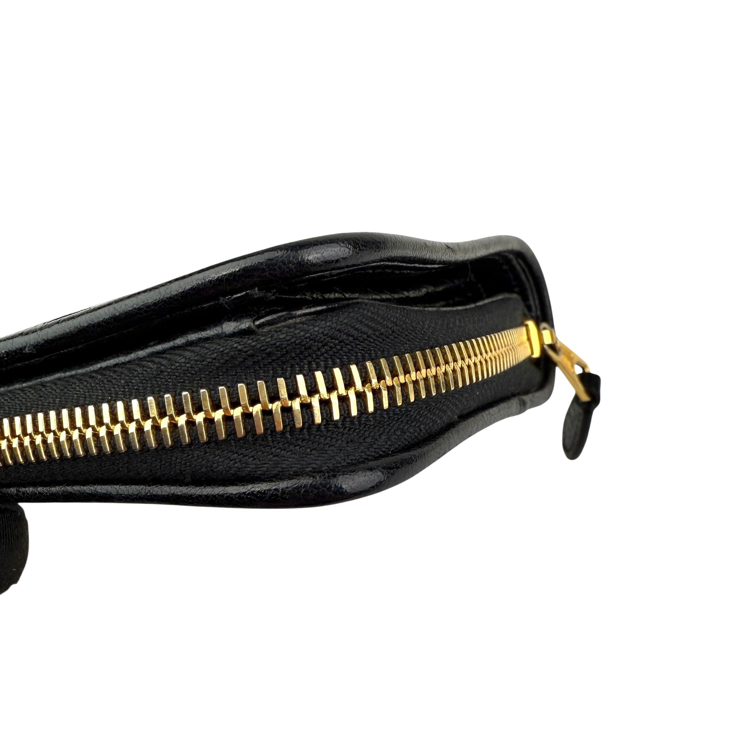 Pre-owned Balenciaga Leather Zip Around Compact Wallet wallet