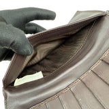 Pre-owned Bottega Veneta Intrecciato Nappa Leather French Flap Wallet wallet