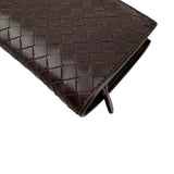 Pre-owned Bottega Veneta Intrecciato Nappa Leather French Flap Wallet wallet