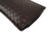 Pre-owned Bottega Veneta Intrecciato Nappa Leather French Flap Wallet wallet