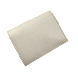Pre-owned Prada Saffiano Shine Monochrome Bi-Fold Wallet Talco wallet