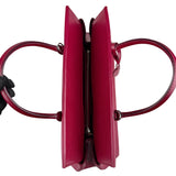 Pre-owned louis vuitton marly bb epi leather fuchsia bag front