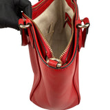 Pre-owned Gucci Soho Top Handle red leather handbag