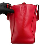 Pre-owned Gucci Soho Top Handle red leather handbag