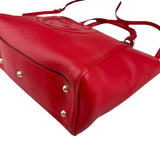 Pre-owned Gucci Soho Top Handle red leather handbag