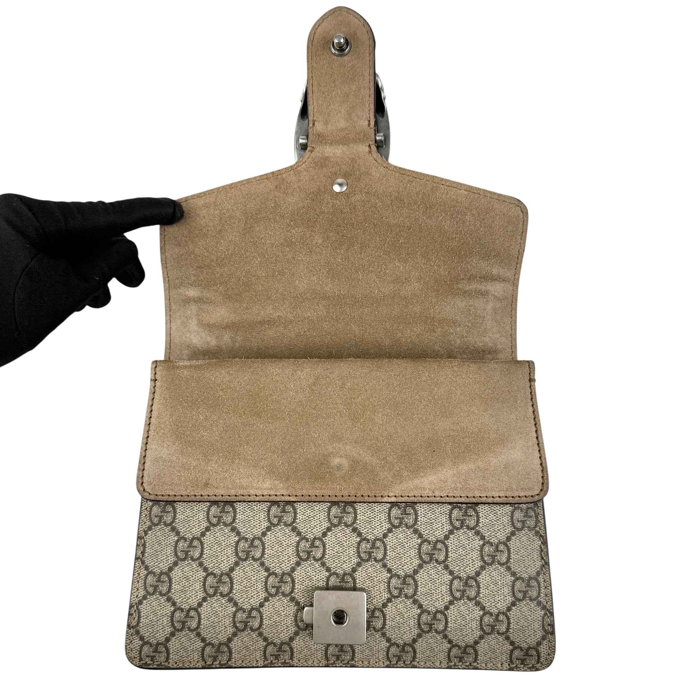 Gucci GG Supreme Dionysus Super Mini Bag