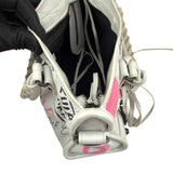 Pre-owned balenciaga agneau graffiti all over classic hardware mini city white multicolor front