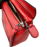 Loewe Raspberry Calfskin Mini Puzzle Bag