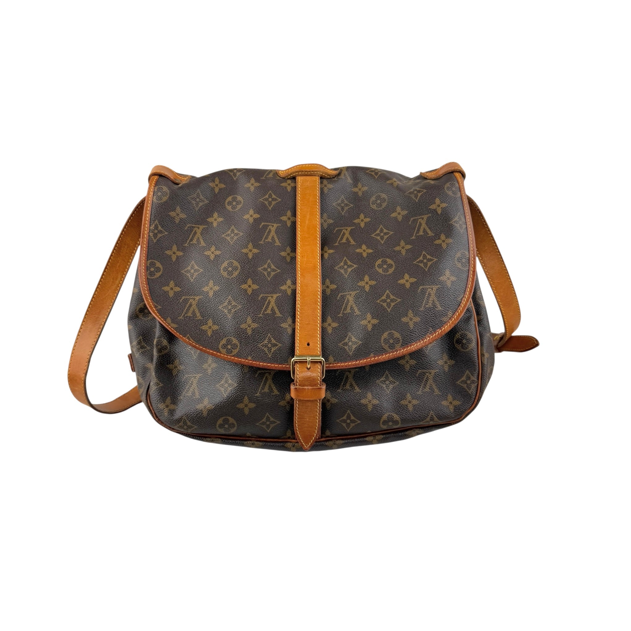 Pre-owned Louis Vuitton Monogram Canvas Saumur Messenger Bag messenger bag main image