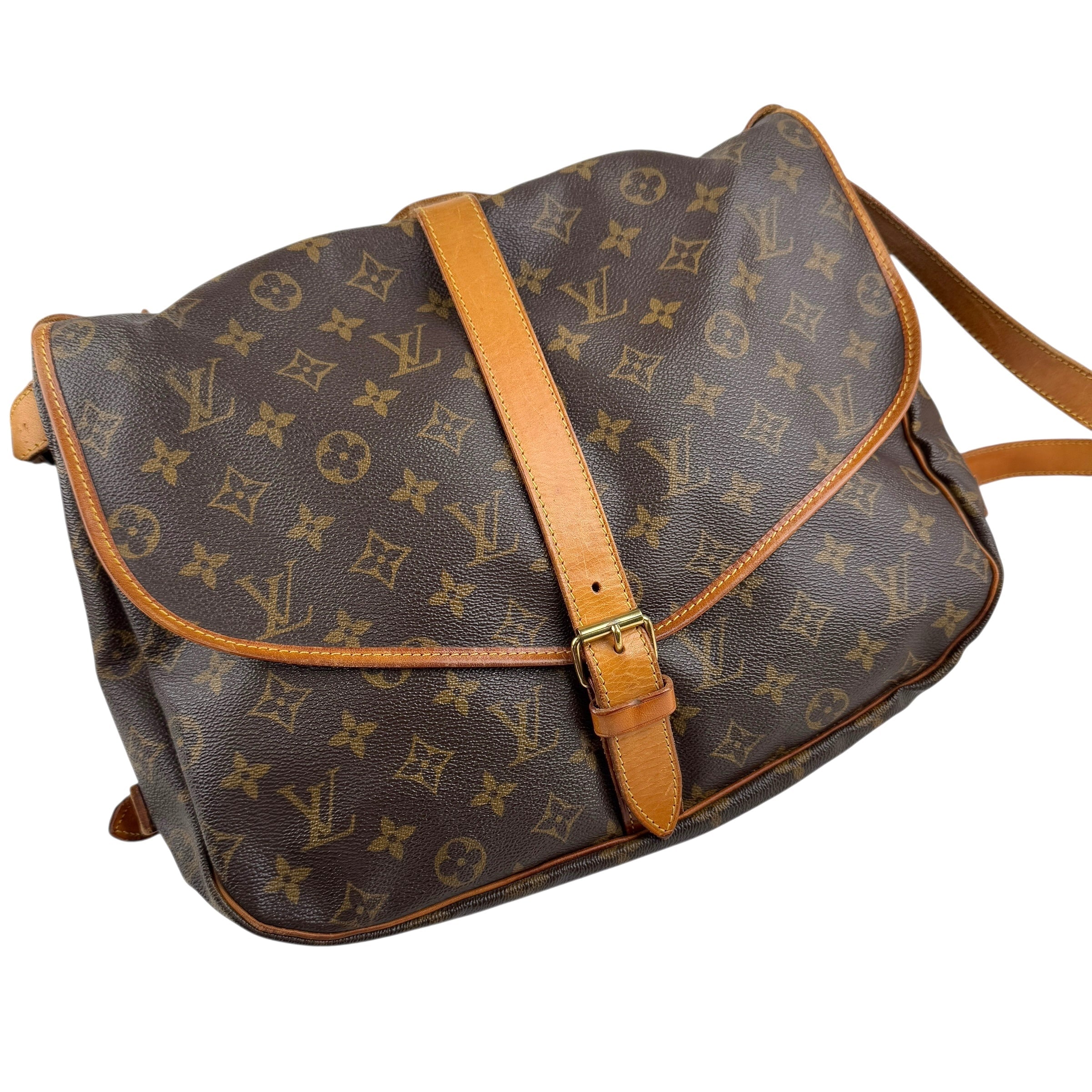 Pre-owned Louis Vuitton Monogram Canvas Saumur Messenger Bag messenger bag