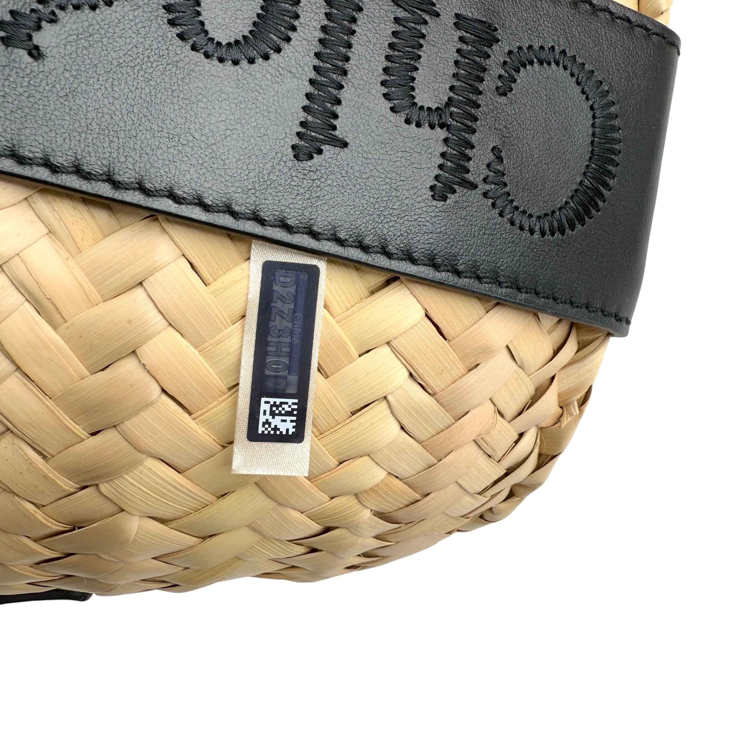 Chloè Sense Raffia Basket Case