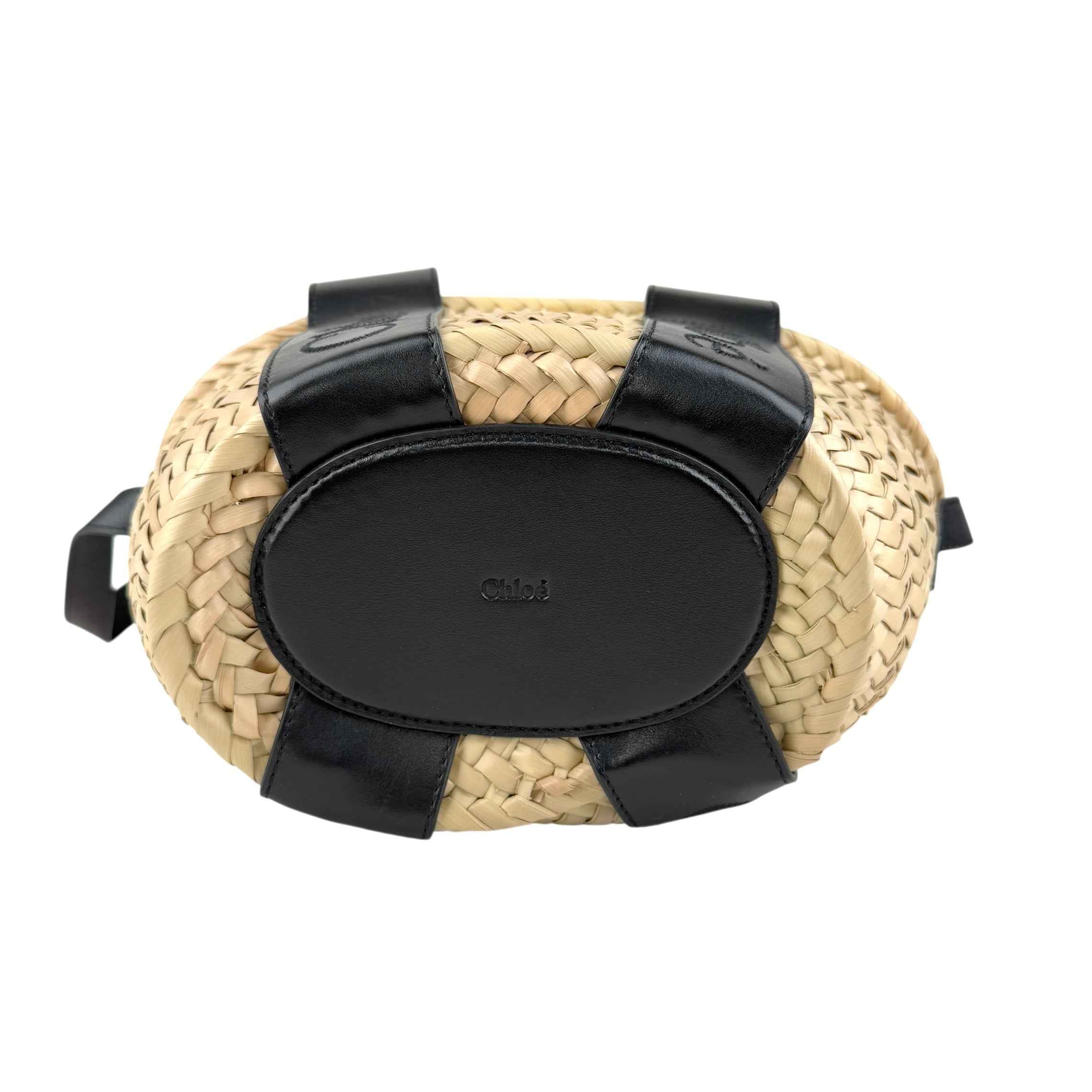 Chloè Sense Raffia Basket Case