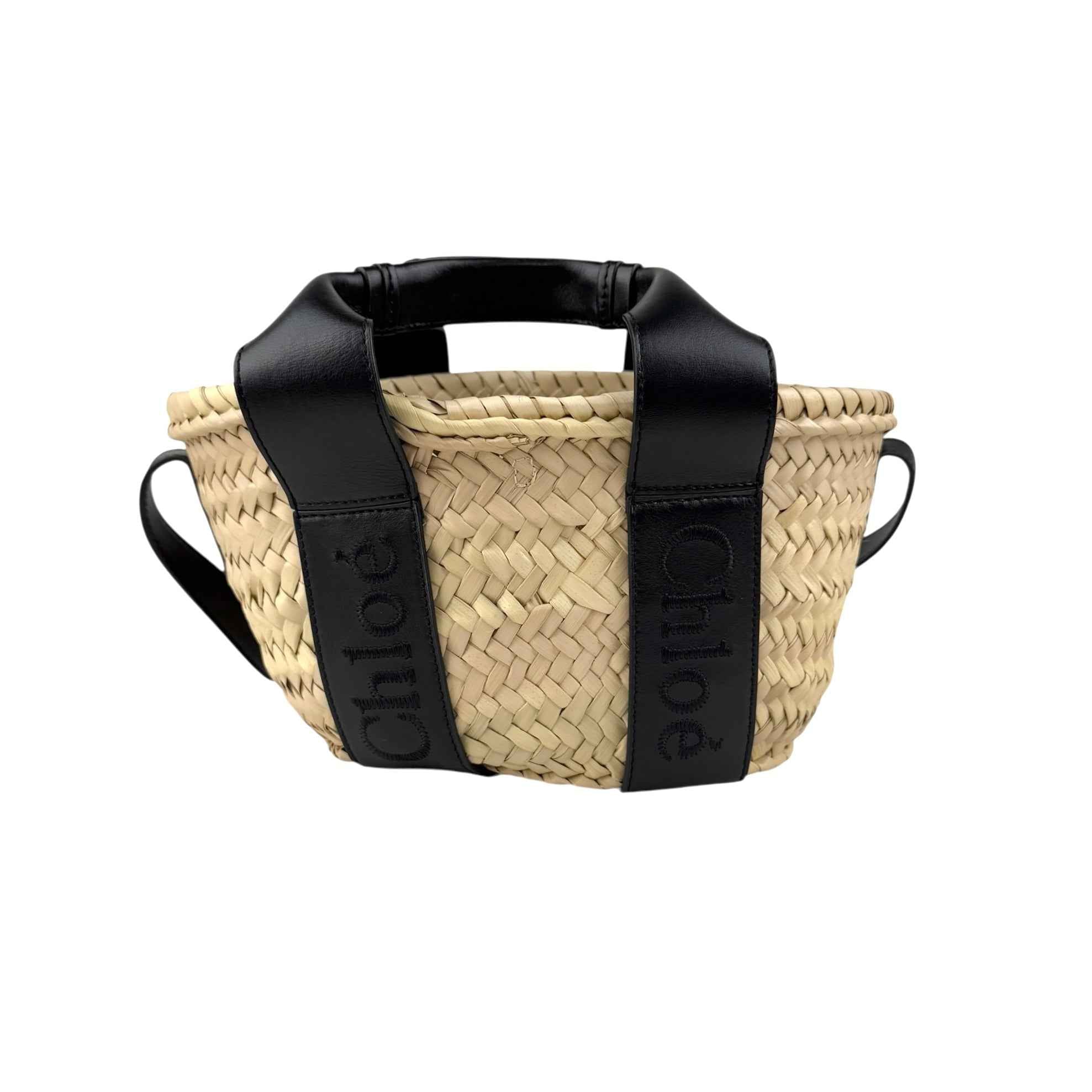 Chloè Sense Raffia Basket Case