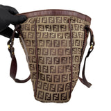 Pre-owned Fendi Zucca Tote Bag Beige Canvas and Leather tote bag