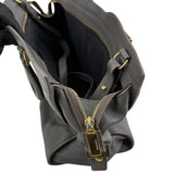 Pre-owned Saint Laurent Grey Calfskin Leather Cabas Chyc bag