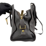 Pre-owned Saint Laurent Grey Calfskin Leather Cabas Chyc bag