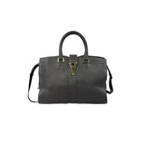 Pre-owned Saint Laurent Grey Calfskin Leather Cabas Chyc bag main image