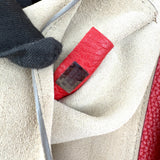 Pre-owned Chloé Chloe Red Pebbled Leather Drew bag