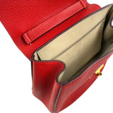 Pre-owned Chloé Chloe Red Pebbled Leather Drew bag