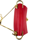 Pre-owned Chloé Chloe Red Pebbled Leather Drew bag