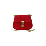 Pre-owned Chloé Chloe Red Pebbled Leather Drew bag main image