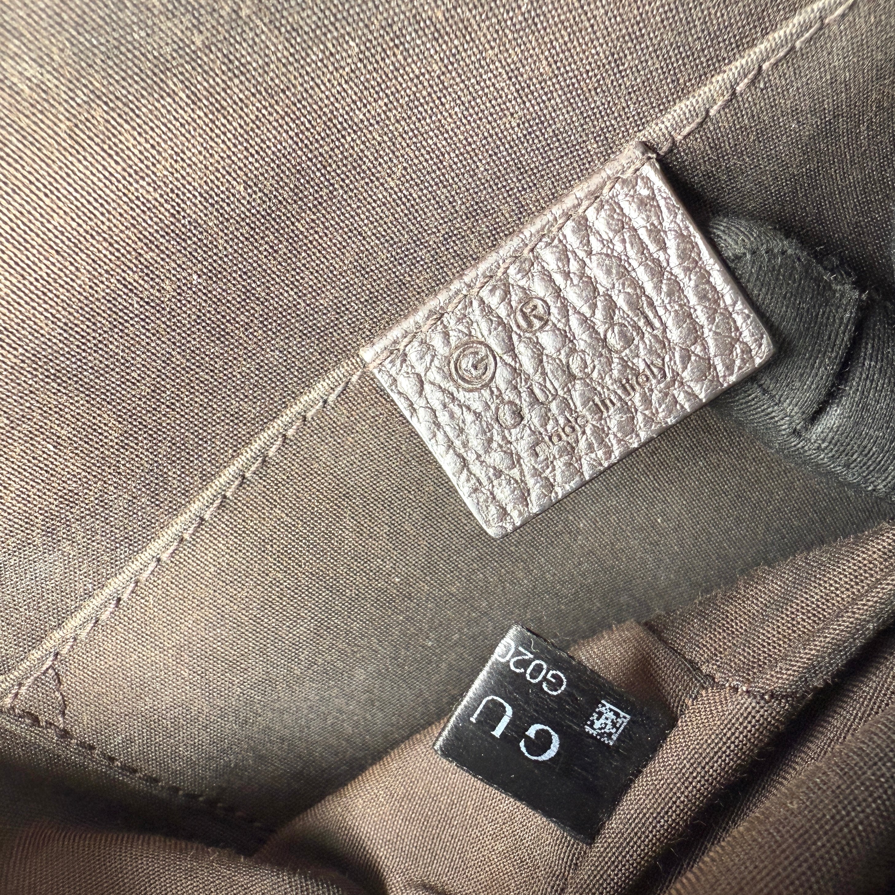 Pre-owned Gucci Brown GG Crystal Canvas Dome Handbag Small