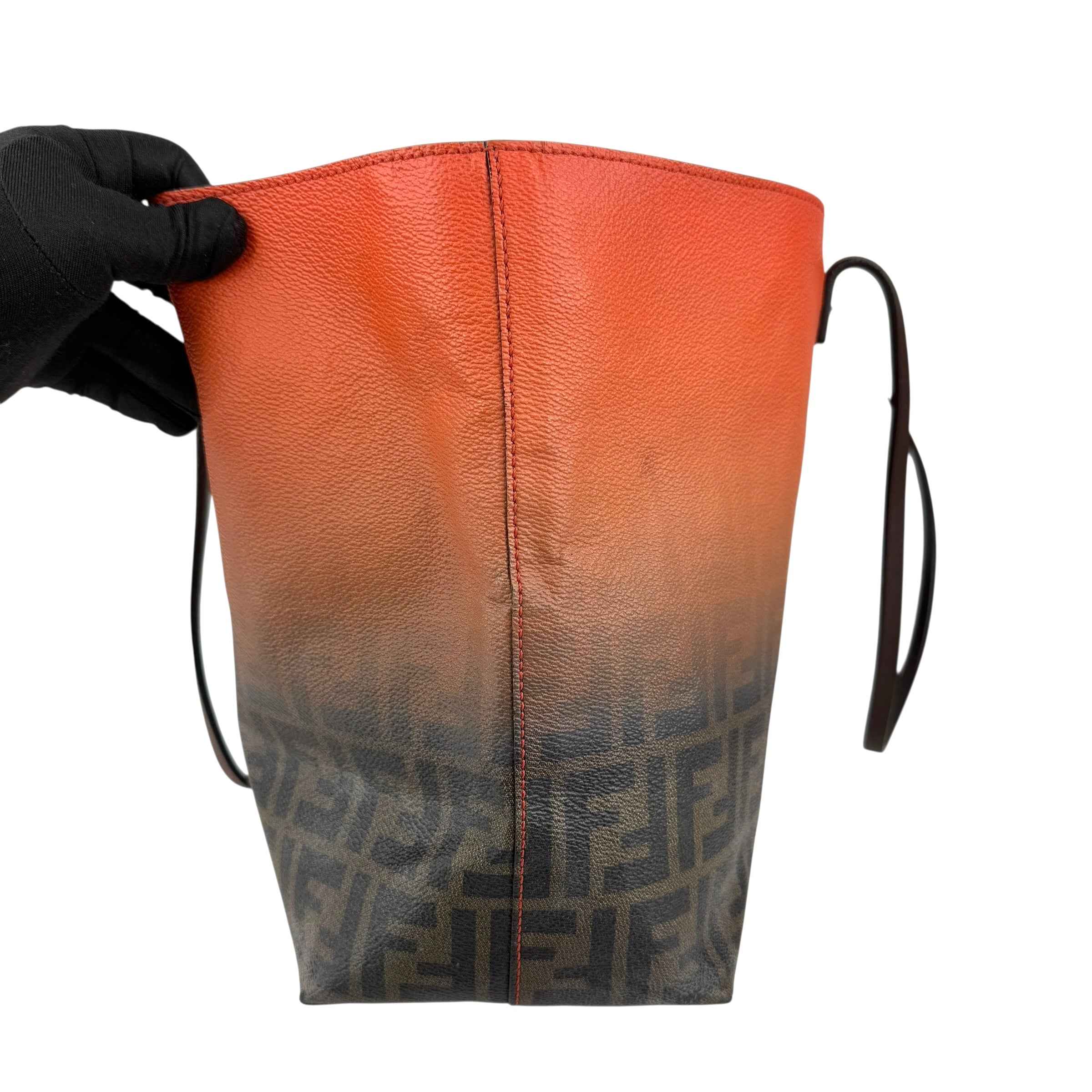 Fendi Ombre Zucca Spalmati Tote