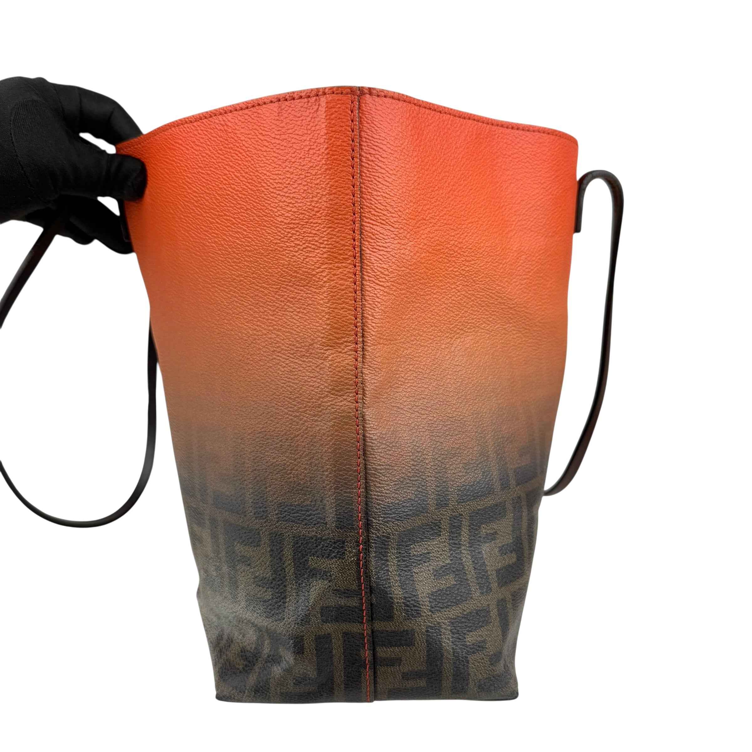 Fendi Ombre Zucca Spalmati Tote