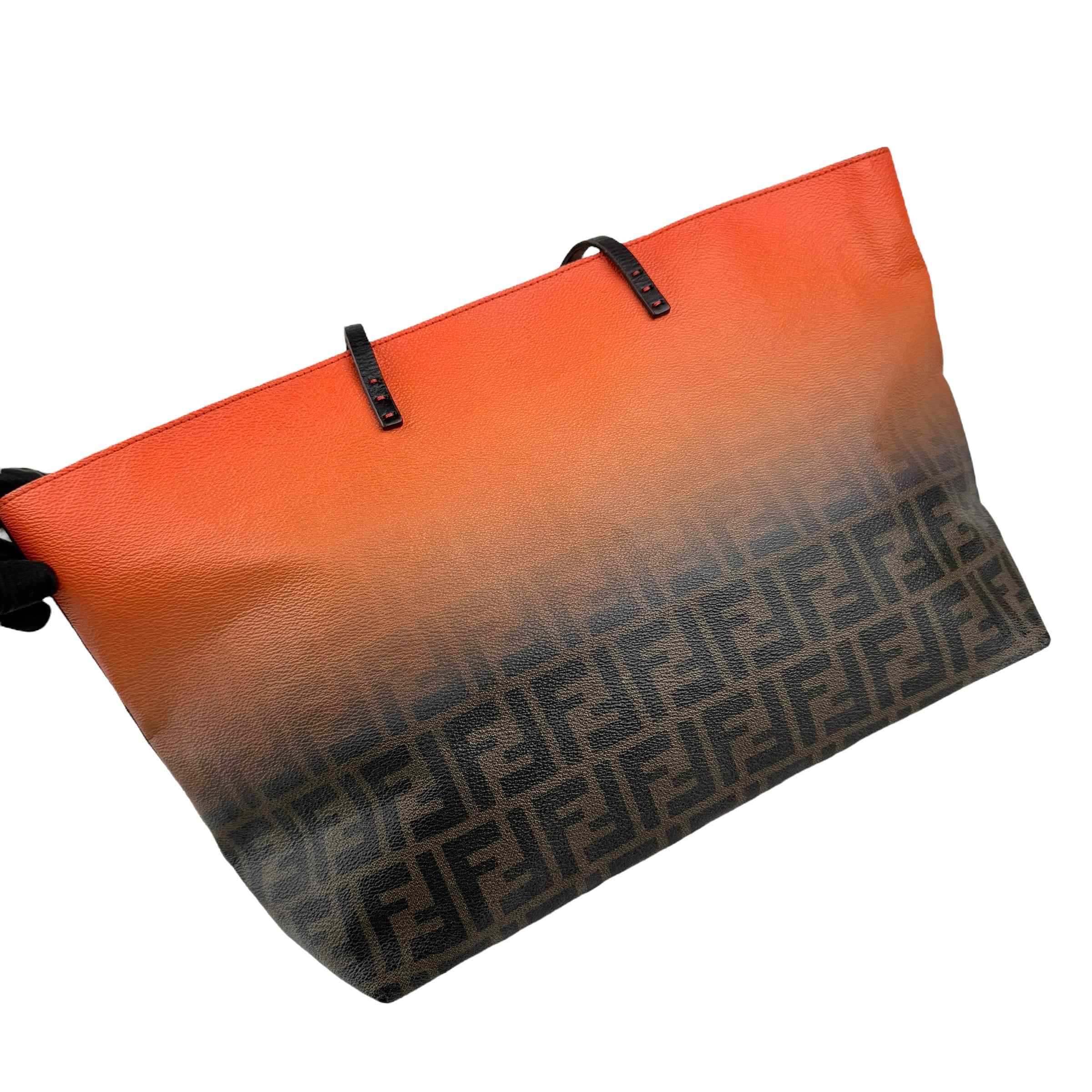 Fendi Ombre Zucca Spalmati Tote