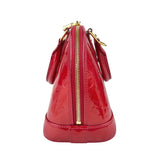 Pre-owned Louis Vuitton Red Monogram Vernis Leather Alma BB bag