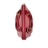 Pre-owned Louis Vuitton Red Monogram Vernis Leather Alma BB bag