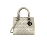 Pre-owned Dior Lady Medium Shoulder Bag White shoulder bag main image