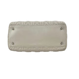 Pre-owned Dior Lady Medium Shoulder Bag White shoulder bag