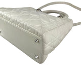Pre-owned Dior Lady Medium Shoulder Bag White shoulder bag