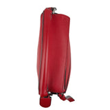 Pre-owned Loewe Red Pebbled Calfskin Leather Mini Puzzle Bag