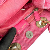 Pre-owned Dior Pink Fabric Bag With Leather Handle bag