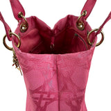 Pre-owned Dior Pink Fabric Bag With Leather Handle bag