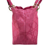 Pre-owned Dior Pink Fabric Bag With Leather Handle bag