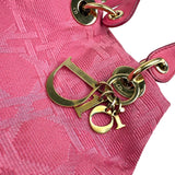 Pre-owned Dior Pink Fabric Bag With Leather Handle bag