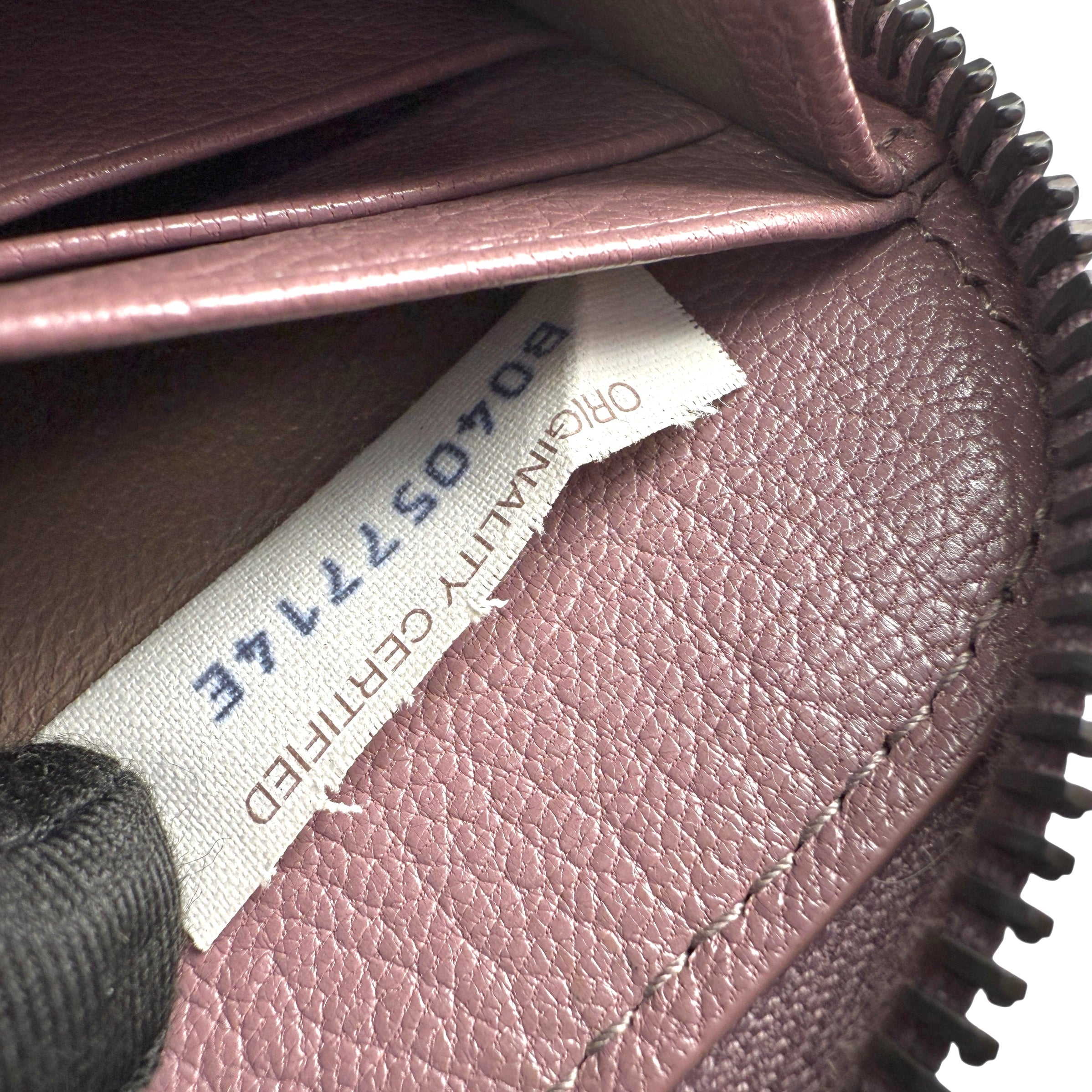 Pre-owned Bottega Veneta Deco Rose Intrecciato Woven Nappa Leather Zip Around Wallet wallet