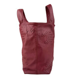 Pre-owned Bottega Veneta Catalano Regent Burgundy Intrecciato Leather Tote Bag tote bag