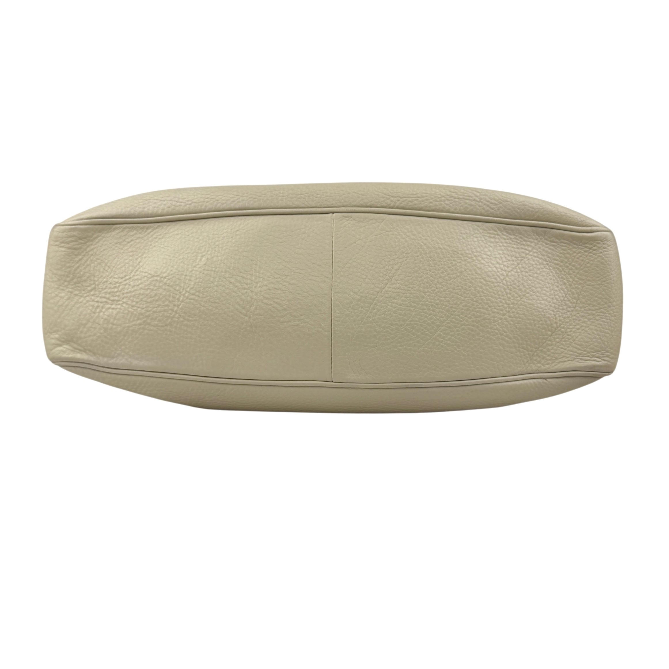 Pre-owned Gucci Beige/White GG Canvas Diana Bamboo Shoulder Bag