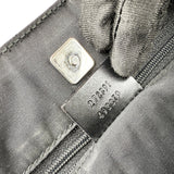 Pre-owned Gucci Green/Black GG Canvas and Leather Abbey Pocket Tote