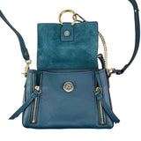 Chloé Leather Faye shoulder bag Blue