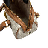 Michael Kors Monogram Coated Canvas Mini Bag