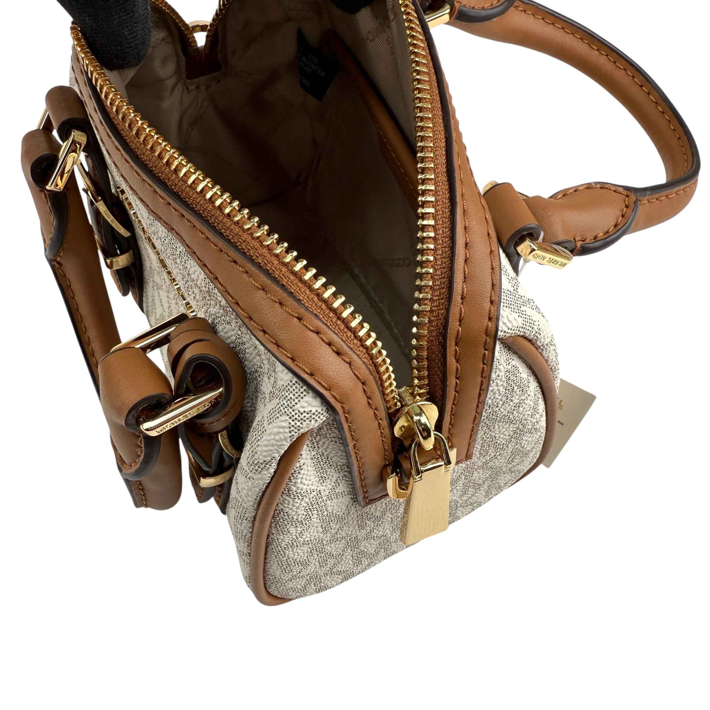 Michael Kors Monogram Coated Canvas Mini Bag