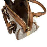 Michael Kors Monogram Coated Canvas Mini Bag
