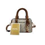 Michael Kors Monogram Coated Canvas Mini Bag