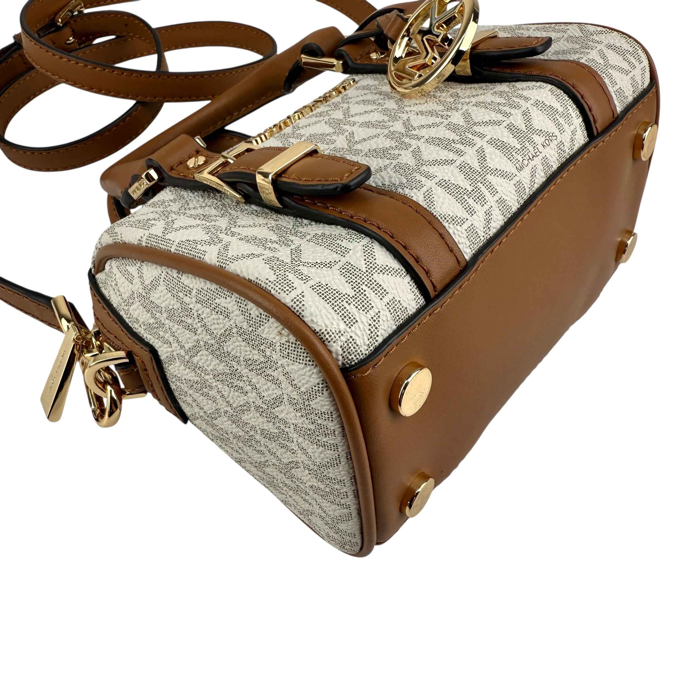 Michael Kors Monogram Coated Canvas Mini Bag