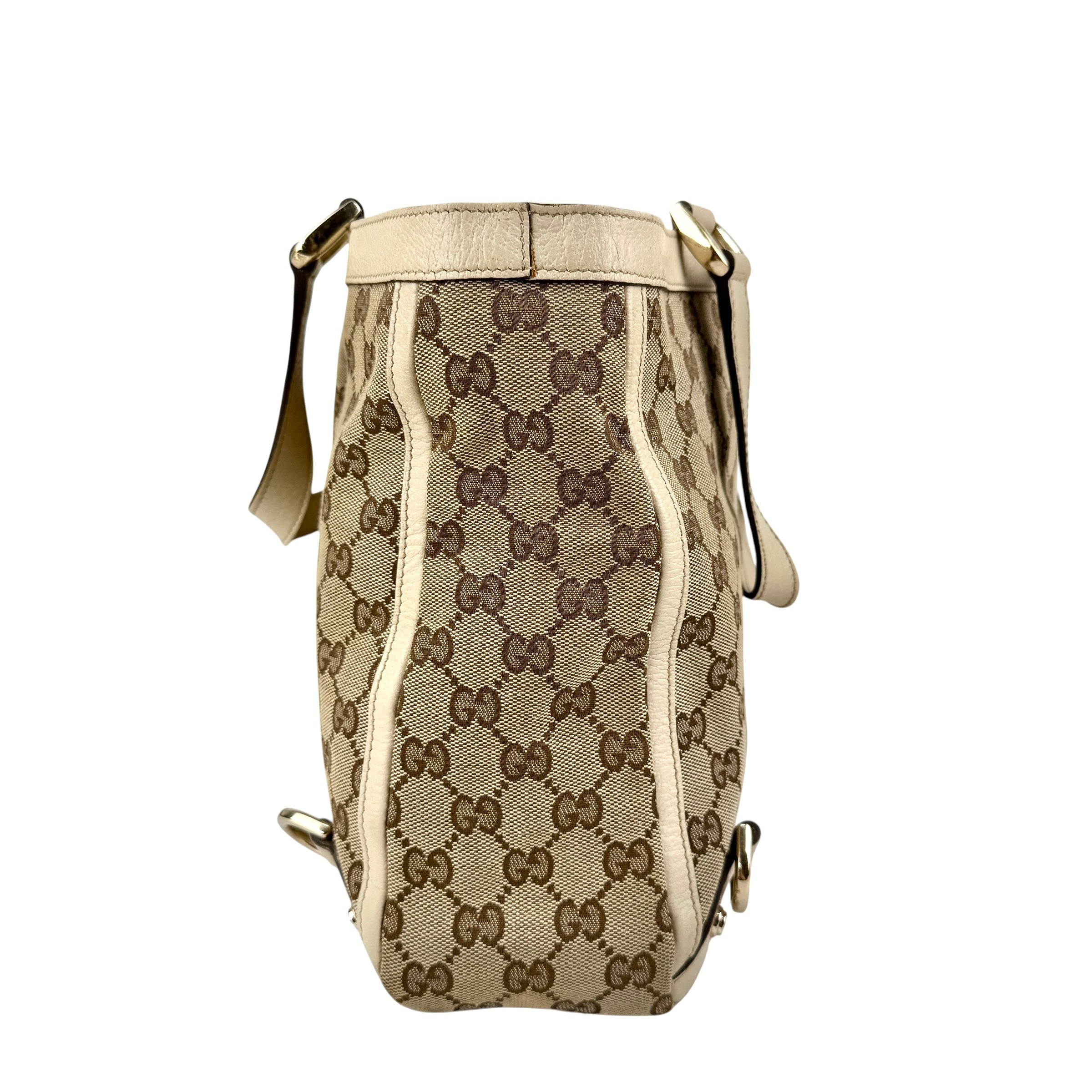 Pre-owned Gucci GG Canvas Abbey D Ring tote bag